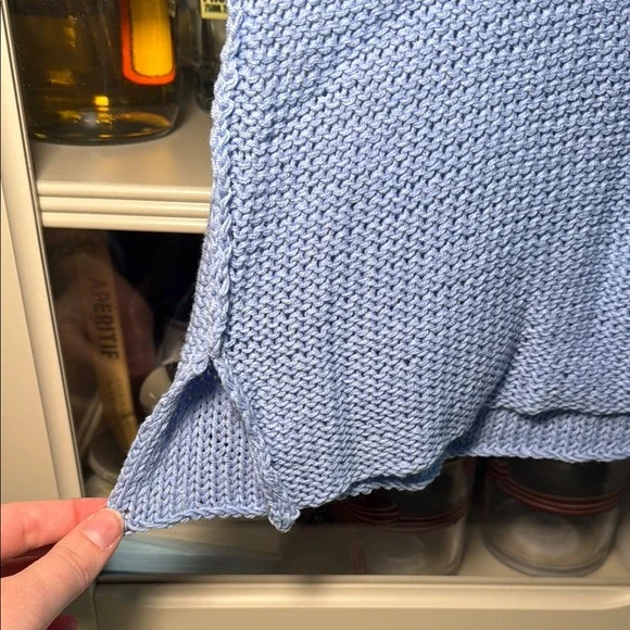 Wooden Ships Sky Blue Knit Sweater - Picture 5 of 6